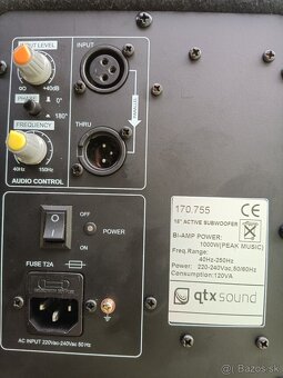 Aktívny 18" Subwoofer QTX - 2