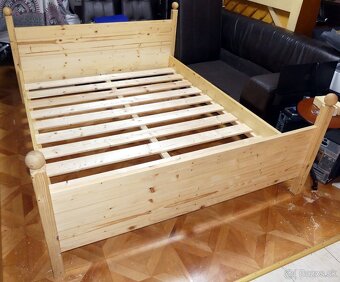 masivna postel 160x200 cm, vyrobena na zakazku, kvalita - 2