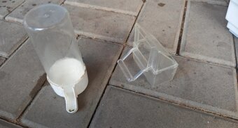 Biela klietka pre vtáčika - 2