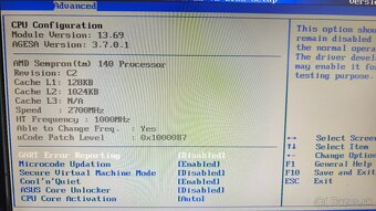 AMD Sempron 140 AM3 socket - 2