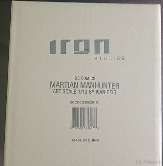 Predám sošku Iron studios Martian manhunter - 2