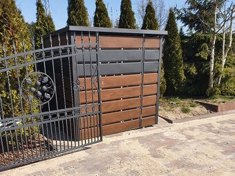Prístrešok na smetné koše 2x2m - 2
