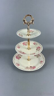 Etažét, porcelánový etažér, Moritz Zdekauer - 2