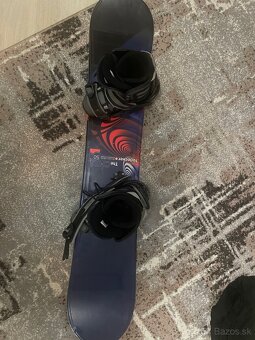 Predám snowboard nidecker the chill 50+ viazanie - 2