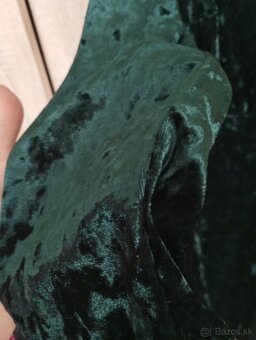 Dámske velurove šaty xl dlhý rukáv M&S - 2