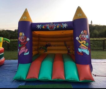 Predám profi skákaci hrad Klaun+fúkar - 2