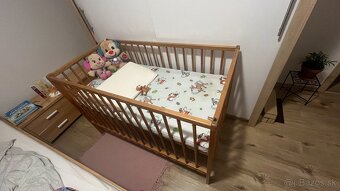 Detská postieľka 120x61cm - 2