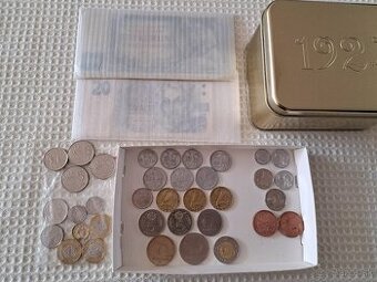 Mince a bankovka 20ks spolu - 2