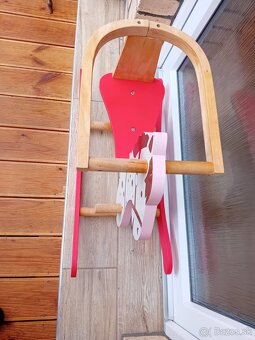 Drevený hojdací koník - 2