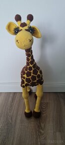 Hand made háčkovaná žirafa - 2