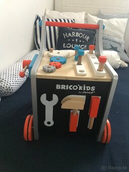 BricoKids  by Janod vozik choditko s naradim - 2
