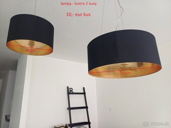 Predám lampu/luster, 2 kusy - 2