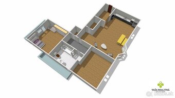 Veľkometrážny 3 izbový byt Staré sídlisko Prievidza 90 m2 lo - 2