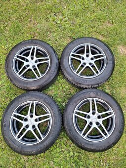 Elektróny 5x110 r15, pneu 195/65 r15 - 2