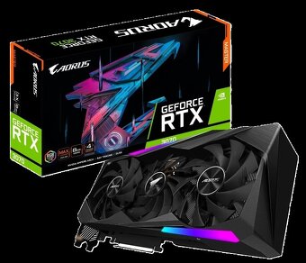 AORUS GeForce RTX 3070 MASTER 8GB OC– LCD displej, Dual BIOS - 2
