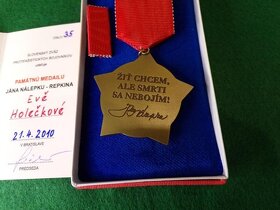 Medaila Ján Nálepka-Repkin - 2