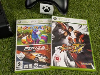 Xbox 360 Slim/E, 1 ovládač, kinect, 7 hier (GTA, NFS, a iné) - 2