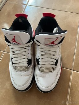 Nike jordan 4 red cement - 2