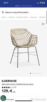 Nabytok zostava na terasu / balkon zn. Jysk - 2