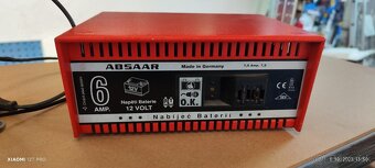 Nabíjačka batérii  Absaar 12V 6A - 2