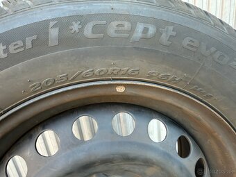 Zimne pneumatiky HANKOOK 205/60 R16 na diskoch 5x114,3 - 2
