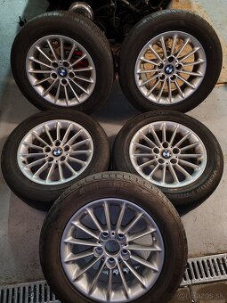 5x BMW Disky + pneu na dojazdenie 225 x 55 R16 - 2