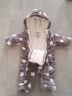 Zimný  overal pre novorodenca - 2