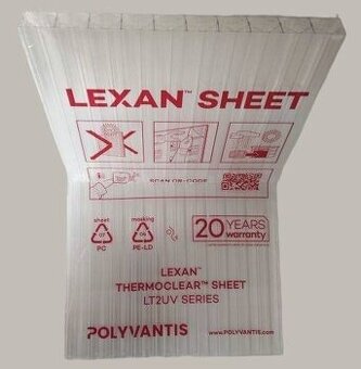 Lexan Polykarbonátové dosky Plexisklo Prístrešky - 2