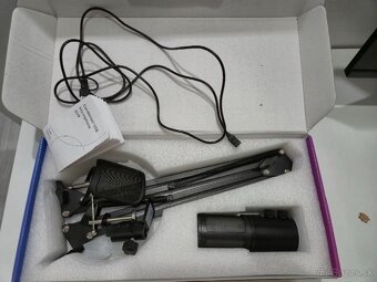 USB kondenzátorový mikrofón – Brillant RGB Lighting - 2