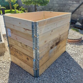 Paletové ohradky/vyvýšené záhony - 2