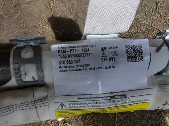 hlavové airbagy a jednotka airbagov Superb 2 combi - 2