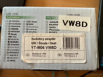 YATOUR VW8D + bluetooth adaptér s mikrofónom YT-BTM - 2