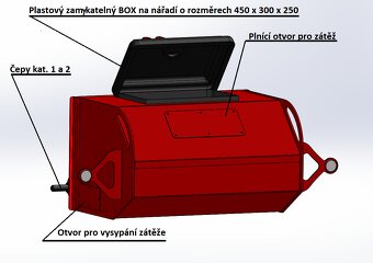 Box a závaží k traktoru - 2