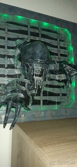Designovy 3D led obraz Alien - 2