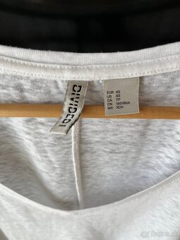 Biele tričko H&M Divided XS - 2