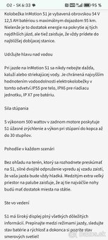 Predám inmotion s1 - 2