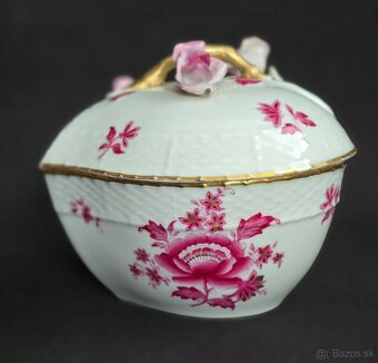 Porcelánová dóza Herend Printemps, ručne maľovaná. - 2