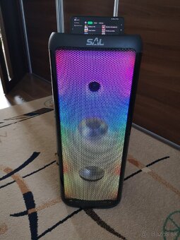 Predám bezdrôtové DJ Repro Sal PAR221 s BT mikrofonom - 2