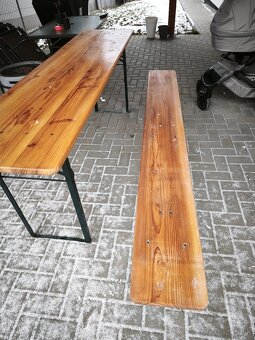 Pivný set 200x50cm - 2