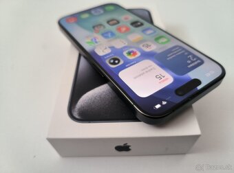 apple iphone 15 PRO 128gb Blue 100% Batéria - 2