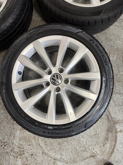 17-stky 5x112 originál + letné pneu - 2