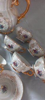 Predám retro kavovu supravu perleťovu - 2