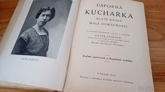 Anuše Kejřová Úsporná kuchařka. vyd.1925 - 2