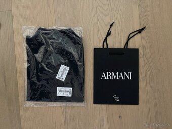 Emporio Armani tričko XS tmavomodré - 2