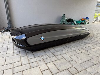 Original BMW nosiče + 450L truhla - 2