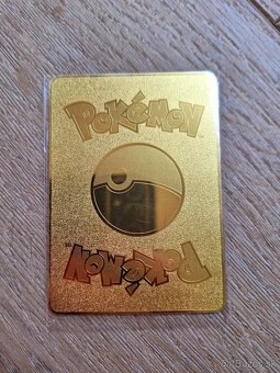 Kovová Pokémon karta - 2