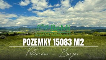 Pozemky Brezno-Podkoreňová 15083 m2 s perspektívou a krásnym - 2