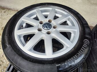 Alu sada =5x112 =orig. VOLKSWAGEN= s pneu= 205/55 R16 - 2