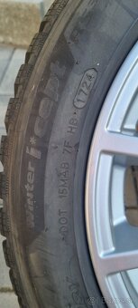 Predam original BMW R17 sadu kolies + kvalitne zimne pneu - 2