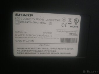 Predam tv lcd Sharp uhlopriecka 55 palcov - 2
